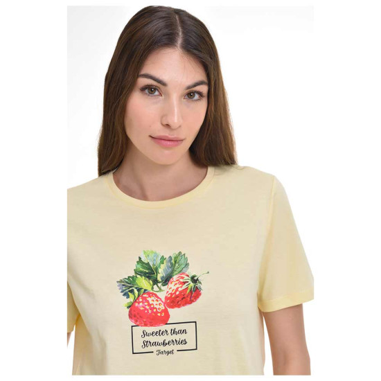 Target Γυναικεία κοντομάνικη μπλούζα Single Jersey T-Shirt Strawberry Target Γυναικεία κοντομάνικη μπλούζα Single Jersey T-Shirt Strawberry